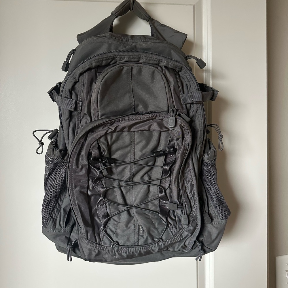 Gray Tactical Backpack - image 1